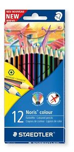 forme hexagonale 24 x STAEDTLER Wopex Noris Crayons-Couleurs assorties