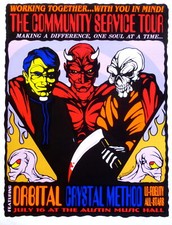 Orbital Concert Poster 1999 Austin Jermaine Rogers