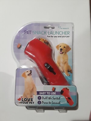 Go Buddy! PET TREAT LAUNCHER Snack Food Shooter TOY MSRP $20