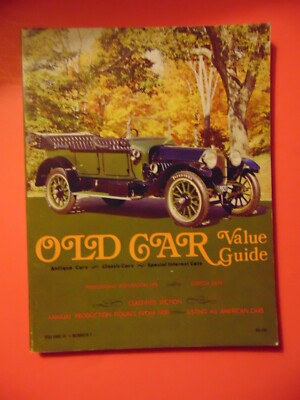 OLD CAR VALUE GUIDE 1972-73 Antique Classic special cars