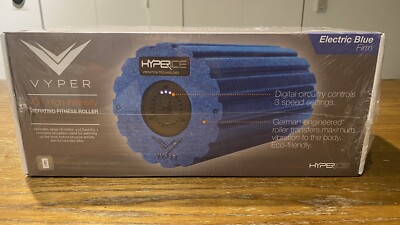 HyperIce Vyper VG1 High-Intensity Vibrating Fitness Roller - Electric Blue Firm