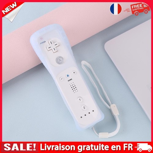 fr Contrôleur de manette de jeu sans fil pour console Nintendo Wii compatible à