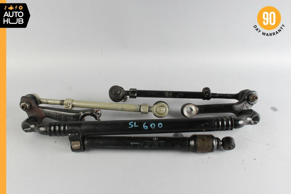 90-02 Mercedes R129 SL600 SL500 300SL rack de direção hidráulica ligação de engrenagem fabricante de equipamento original - Imagem 2 de 4