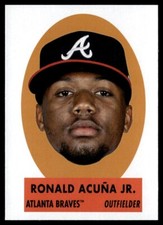 2021 Topps Archives 1963 Peel-Off Ronald Acuña Jr. Atlanta Braves #69PO-9
