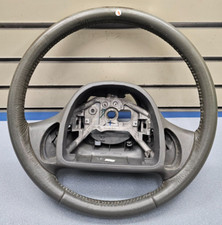 98-04 Grand Marquis Crown Victoria Town Car Driver Steering Wheel Leather Gray