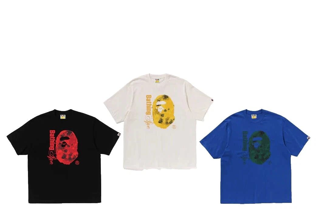 A Bathing Ape camisetas de algodón para hombres