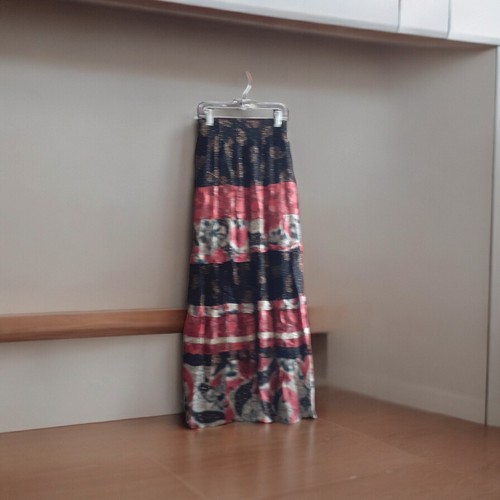 Carole Little Skirt Boho Festival Tiered Broomstick Paisley 14 USA 2 Tiny Flaws - Picture 3 of 21