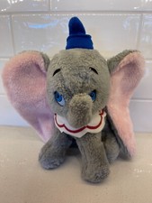 VTG 1960s Walt Disney Productions California Stuffed Toys Dumbo Plush Doll 13"