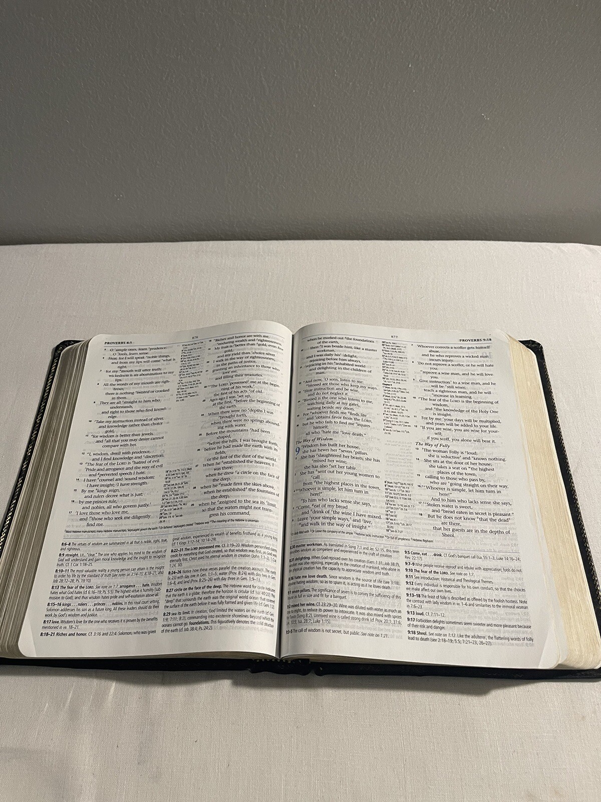 ESV MacArthur Study Bible Black Genuine Leather Cover eBay