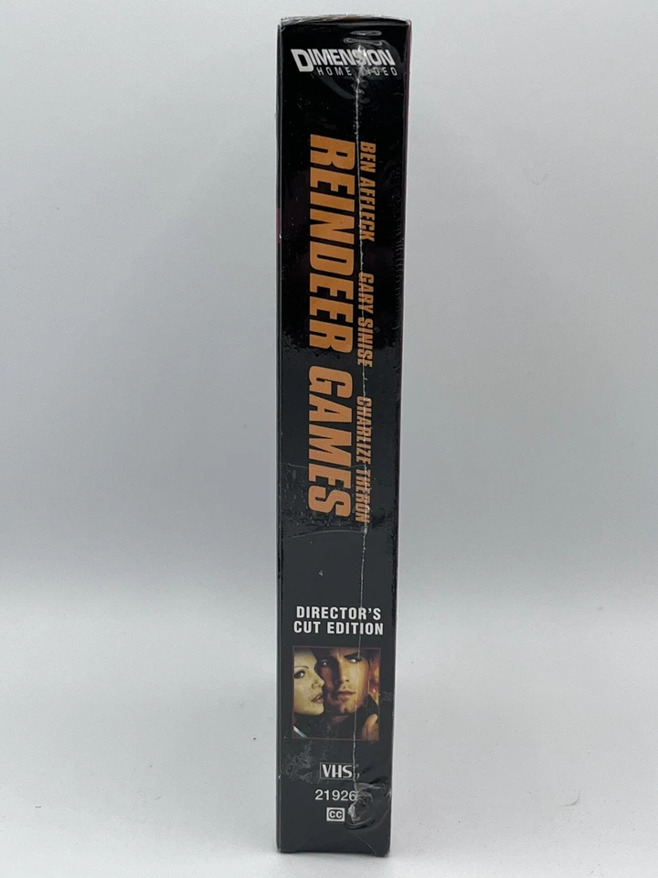 REINDEER GAMES (VHS, 2000) Directors Cut Ben Affleck Gary Sinise New Sealed Tape - Image 3 of 4