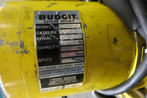 Budgit Chain Hoist 2 Ton - Picture 3 of 3