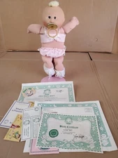 1985 Coleco Cabbage Patch Kids Blonde Preemie  head mold  4 Beach bunny