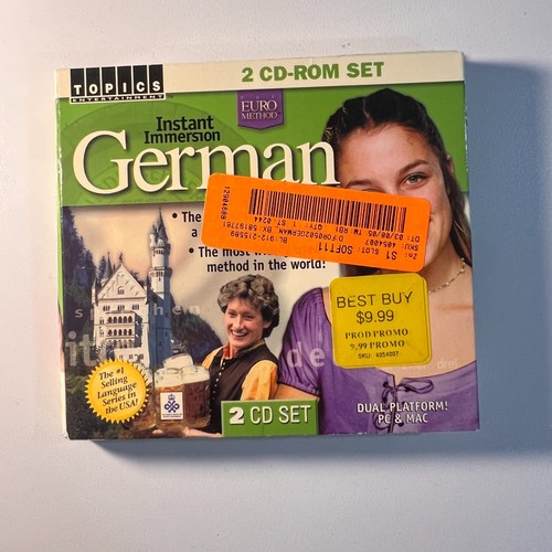 Instant Immersion German, 3 PC CD-ROMs, Sealed