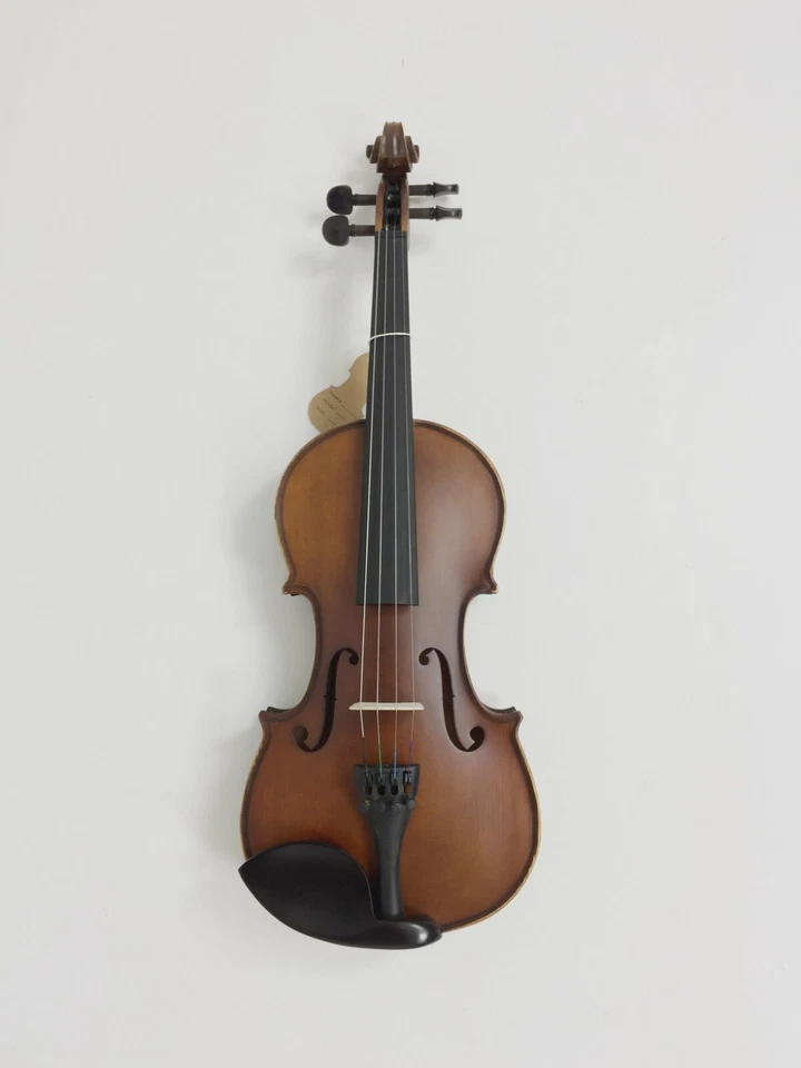 Premium Symphony 1/4 Solid Wood Violin Pack w/Deluxe Foam Case,Ebony Pegs SJV01A - Image 3 of 4