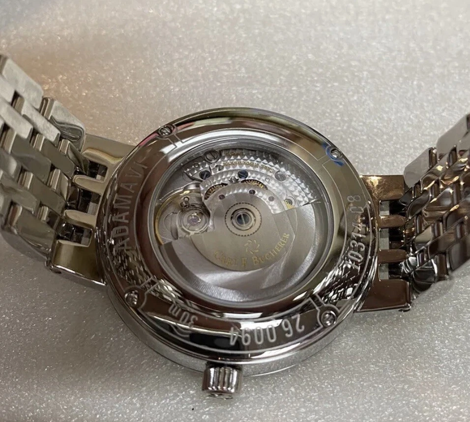 Автоматические часы Carl F.Bucherer Adamavi 10314.08 дата сталь 38 мм - Изображение 3 из 4