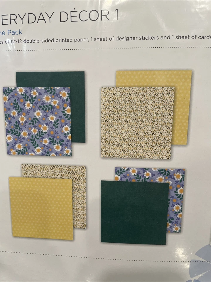 Creative Memories EveryDay Decor 1 pacote temático com adesivos novo em folha - Imagem 3 de 4