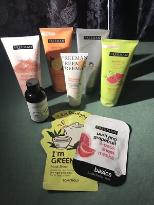 Freeman Ultra Healing Cream Mask Pink Clay Clearing Sheet Masks Lot