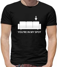 You're In My Spot Sofa Mens T-Shirt - Big Bang - TV - Funny - Science - Gift