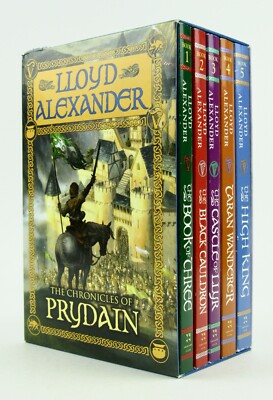 Complete Set 1-5 PRYDAIN CHRONICLES Box Set Lloyd Alexander EXC L2