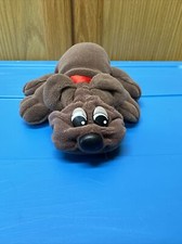 Vintage Tonka Pound Puppy Chocolate Brown Puppy Dog Plush Animal 1980  s