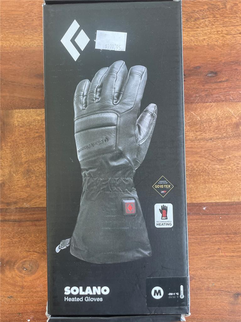 ブラックダイヤモンド SOLANO Heated Mitts メンズL New Black Diamond