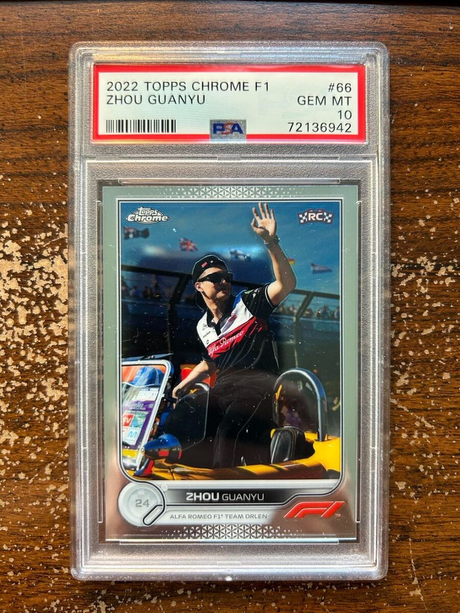 Zhou Guanyu RC #66 - 2022 Topps Chrome F1 - PSA 10 GEM MT | eBay Zhou Guanyu RC #66 - 2022 Topps Chrome F1 - PSA 10 GEM MT | eBay