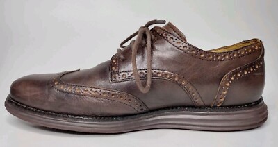 COLE HAAN Original Grand Lunargrand Brown 10.5M-US/9.5UK/43.5EU Wingtip Oxfords Cole Haan Original Grand Wingtip | Dress Shoes main image 2
