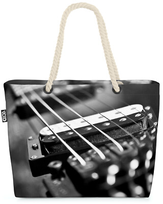 Gitarren String Rockband Beach Bag gitarre schnur instrumente fels musik musika