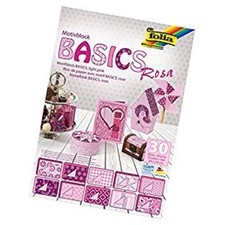 Motivblock Basics rosa