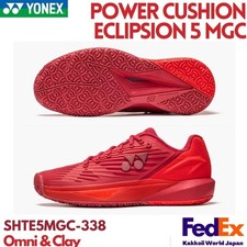 YONEX Tennis Shoes POWER CUSHION ECLIPSION 5 MEN GC Ruby Red SHTE5MGC 338 2026