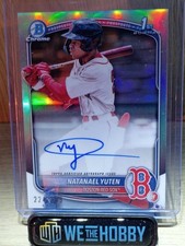 2025 Bowman Chrome #CPA-NY Natanael Yuten 1st Bowman Auto Refractor/499 Red Sox