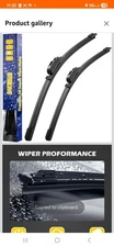 Silicone Windshield Wipers Replacement for FORD RAPTOR F150 F350 2000-2023 Wiper