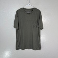 Vuori Shirt Mens Large Green Pocket Tee Short Sleeve Crewneck Athletic Casual