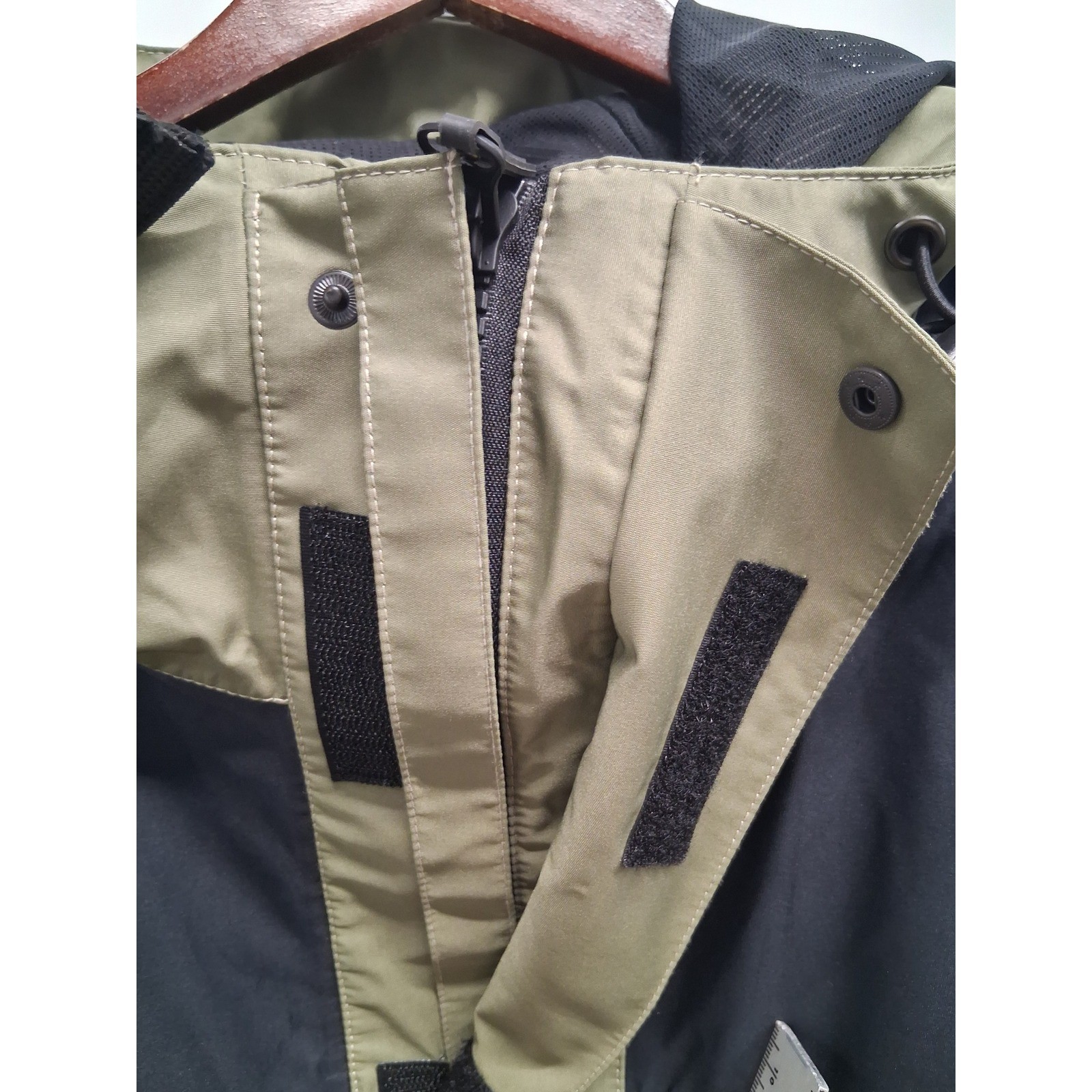 Wright and Mcgill Big Horn Jacket Mens Green Fishing Wading Hooded Coat Sz M image 14
