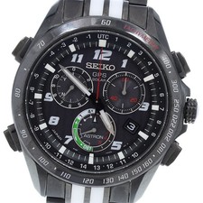 SEIKO Astron SBXB037/8X82-0AL0-1 black Dial Solar Powered Radio Men's 930140