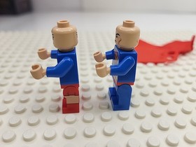 LEGO sh0157 sh0156 Supergirl & Superman from Brainiac Attack 76040 Minifigures