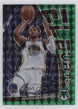 2022-23 Panini Mosaic Elevate Green Mosaic Prizm Jonathan Kuminga #14 11sd