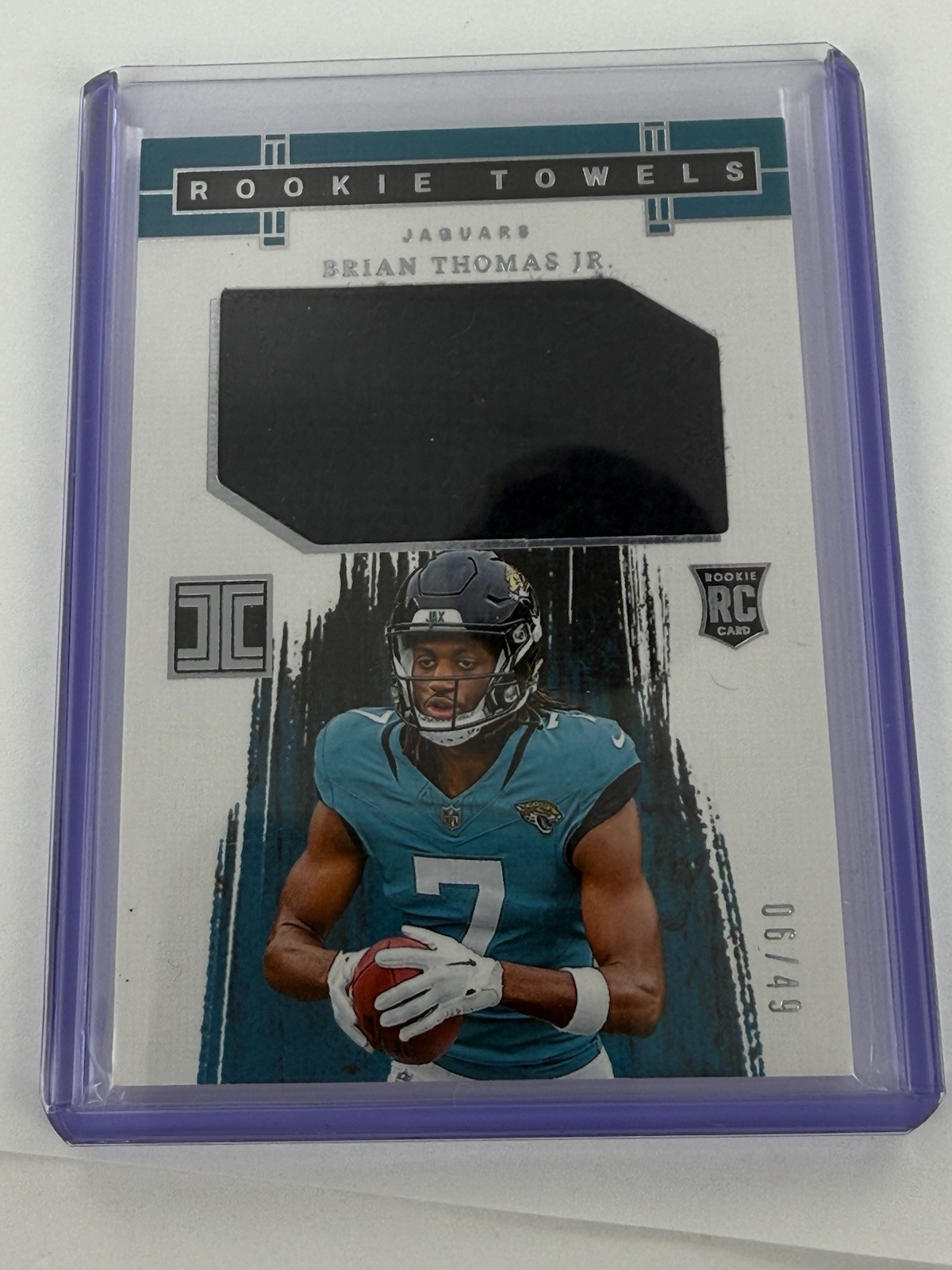 2024 Impeccable Brian Thomas Jr Rookie Towels RC /49 Jaguars Panini