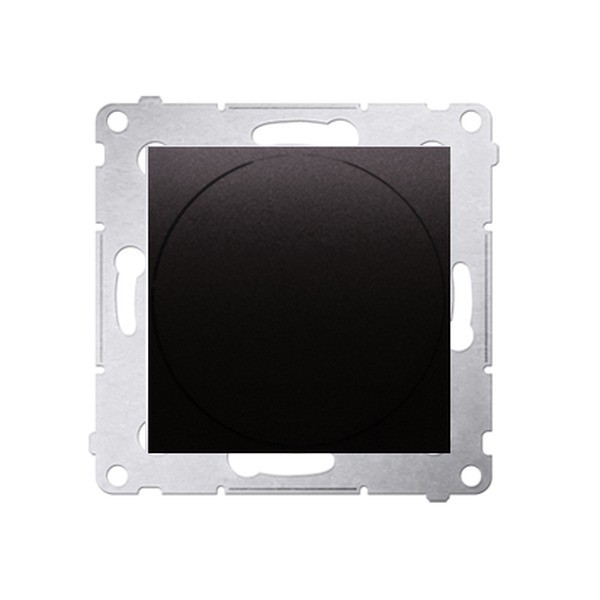 54 Anthracite Dimmer Module Push-Button/Rotary 1-Gang LED 2-250W
