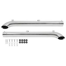 Hooker Super Competition Silver Ceramic Side Tubes For 63-74 Chevrolet Corvette
