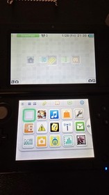 Nintendo 3DS XL SPR-001 Red & Black Console System Bundle 3 Games Lego Tested