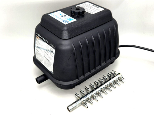 EcoPlus Pro 100 Linear Air Pump 2200 GPH Hydroponics hydro farm compressor USA