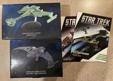 Eaglemoss Star Trek Specials SP4/SP13 Klingon D4 Bird-of-Prey/2009 Battlecruiser
