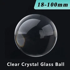 18-100mm Clear Crystal Glass Ball Decorative Crystal Sphere Craft Ornament Decor
