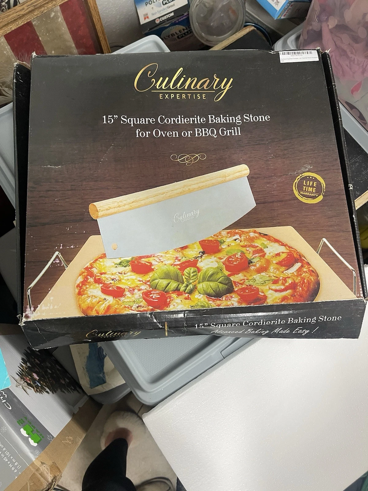 culinary expertise 15" Cordierite Pizza Stone for Grill and Oven Bonus 14"Cutter
Opens in a new wind