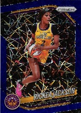 2025 Panini Prizm WNBA #118 Rickea Jackson Blue Velocity Prizms