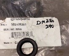 Husqvarna 502496301 Sealing Ring DM280 DM340 OEM NOS