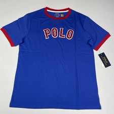 Polo Ralph Lauren Boys Size L 14-16 Short Sleeve Blue T-Shirt