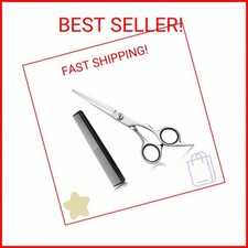 ESVIENS Hair Cutting Scissors, 6.5" Stainless Steel Barber Haircut Shears for Me
