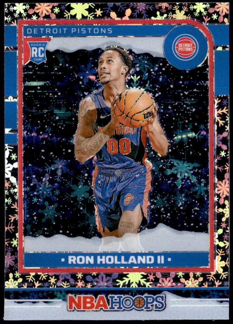 2024-25 Hoops Winter #235 Ron Holland II Prizms Premium Rookie F3